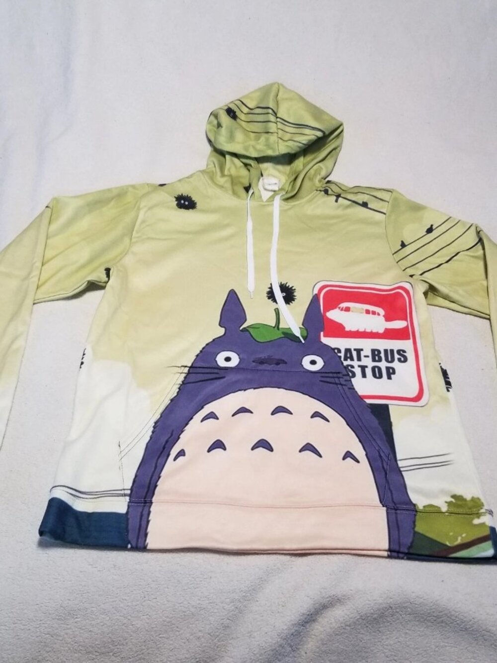 My Neighbor Totoro Men Size Small All Over Print Hoodie Style No. 33HH033 Anime - Picture 2 of 7